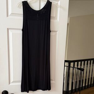 LOFT Black Sleeveless Dress